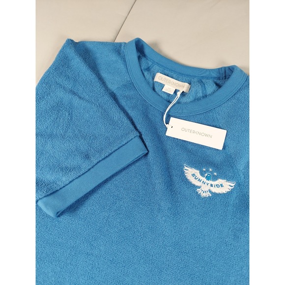 Outerknown Other - NWT Outerknown Sweater Mens Large Blue Crewneck Sunnyside Hightide 1240049